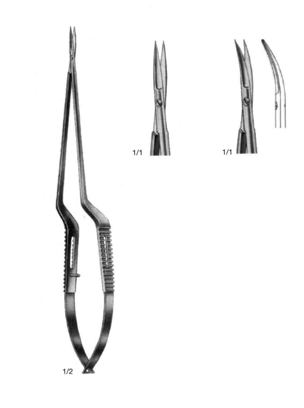 YAŞARGİL MİKRO MAKAS BAYONET) 20 CM